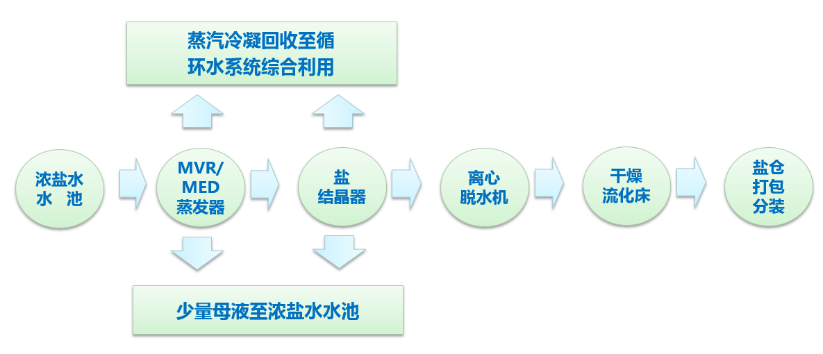 三顶废水零排放蒸发结晶系统